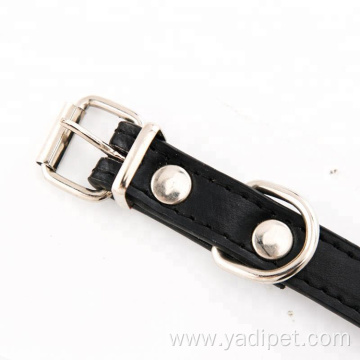 Luxury Soft Coller Adjustable Leather Pet Dog Collars